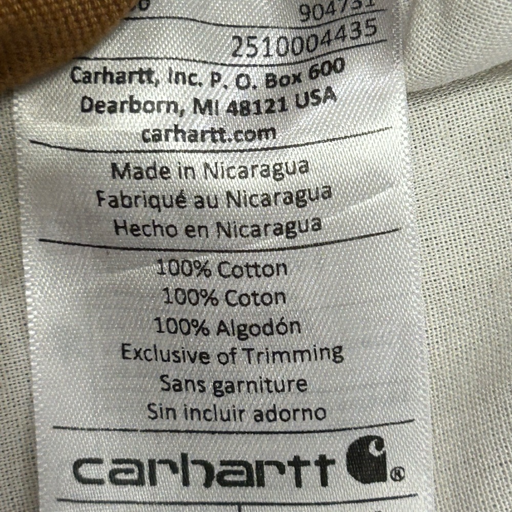 Carhartt Men's Loose Fit Washed Duck Utility Cargo Work Pants 44x36 NWT BN0011-M - Picture 8 of 11